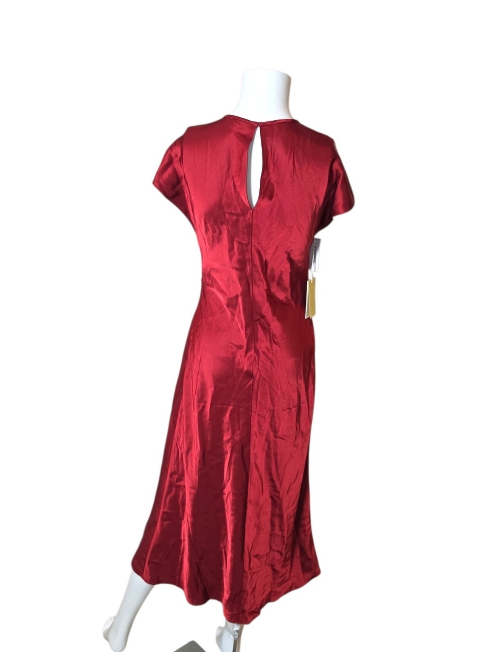 NWT $168 ARITZIA Wilfred Nicolette Sarin Dress Ruby Red Small - Picture 6 of 6